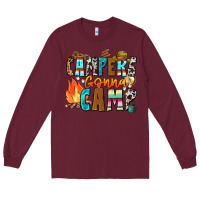 Burgundy campers gonna camp Long Sleeve Tee - Zillion Design Studio