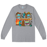 Heather Grey campers gonna camp Long Sleeve Tee - Zillion Design Studio