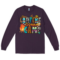 Plum campers gonna camp Long Sleeve Tee - Zillion Design Studio