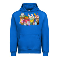 Cobalt Easter coffee cups Urban Hoodie - NancyCooperArtShop
