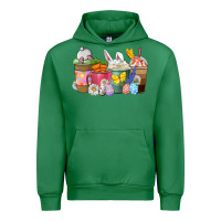 Emerald Easter coffee cups Urban Hoodie - NancyCooperArtShop