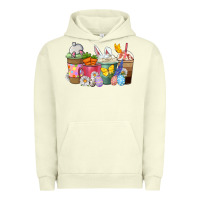Pigment Pistachio Easter coffee cups Urban Hoodie - NancyCooperArtShop