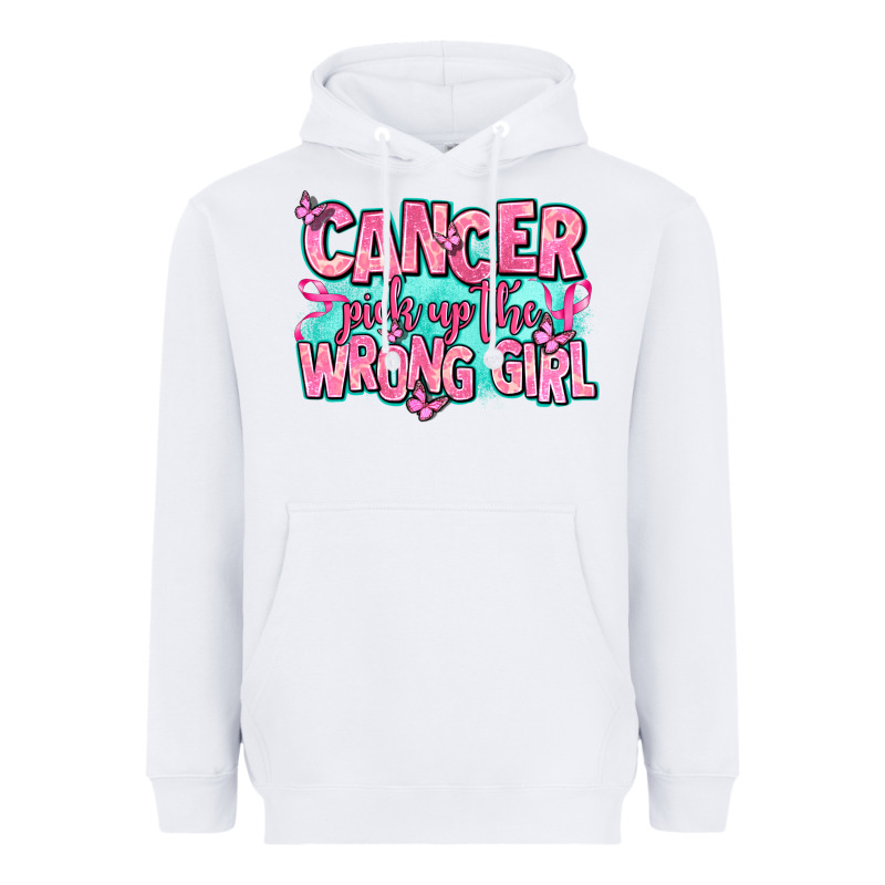 Cancer Pick Up The Wrong Girl Heavyweight Hoodie by AdoDesignShop | Teevron