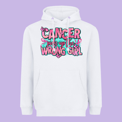 Cancer Pick Up The Wrong Girl Heavyweight Hoodie Designed By Adodesignshop
