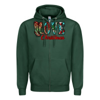 Sports Green christmas love boots Zipper Hoodie - RanaPortraitStore