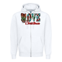 White christmas love boots Zipper Hoodie - RanaPortraitStore