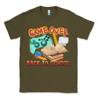 Army Green game over back to school Classic Tee - texasbilliewilder