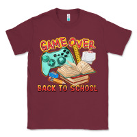 Burgundy game over back to school Classic Tee - texasbilliewilder