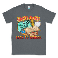 Charcoal Heather game over back to school Classic Tee - texasbilliewilder