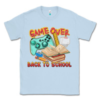 Dusty Blue game over back to school Classic Tee - texasbilliewilder