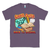 Lavender game over back to school Classic Tee - texasbilliewilder