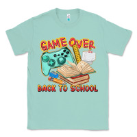 Seafoam game over back to school Classic Tee - texasbilliewilder