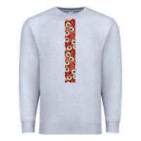 Heather Grey Halloween Key Fob Premium Sweatshirt - BundleAndBundleShop