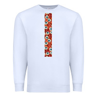 White Halloween Key Fob Premium Sweatshirt - BundleAndBundleShop