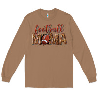 Toasted Coconut football mama Long Sleeve Tee - texasbilliewilder