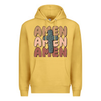 Antique Gold amen Premium Hoodie - MaliasSmallBusiness