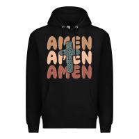 Black amen Premium Hoodie - MaliasSmallBusiness