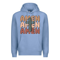 Colony Blue amen Premium Hoodie - MaliasSmallBusiness