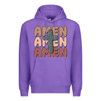 Purple amen Premium Hoodie - MaliasSmallBusiness