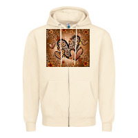 Sandshell melanin hearts Zipper Hoodie - Zillion Design Studio