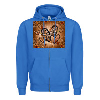 True Royal melanin hearts Zipper Hoodie - Zillion Design Studio