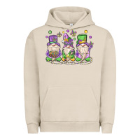 Pigment French Oak mardi gras gnomes Urban Hoodie - MaliasSmallBusiness