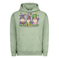 Pigment Oil Green mardi gras gnomes Urban Hoodie - MaliasSmallBusiness