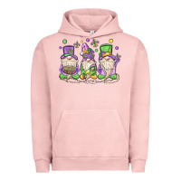 Pigment Salmon mardi gras gnomes Urban Hoodie - MaliasSmallBusiness