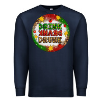 Navy Drink Drank Drunk Premium Sweatshirt - Artiststas