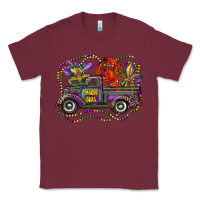 Mardi Gras Truck With Mask Fleur De Lis And Crawfish Classic Tee | Teevron