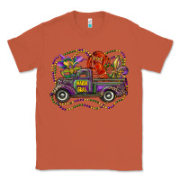 Copper mardi gras truck with mask fleur de lis and crawfish Classic Tee - RanaPortraitStore