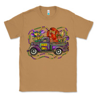 Toasted Coconut mardi gras truck with mask fleur de lis and crawfish Classic Tee - RanaPortraitStore