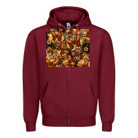 Burgundy melanin butterfly Zipper Hoodie - Zillion Design Studio