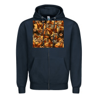 Navy melanin butterfly Zipper Hoodie - Zillion Design Studio