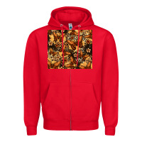 Red melanin butterfly Zipper Hoodie - Zillion Design Studio