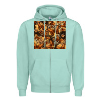 Seafoam melanin butterfly Zipper Hoodie - Zillion Design Studio