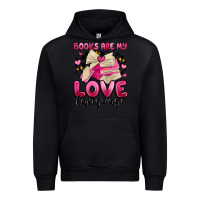 Black books are my love language Urban Hoodie - MaliasSmallBusiness