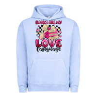 Pigment Grape Ice books are my love language Urban Hoodie - MaliasSmallBusiness