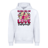 White books are my love language Urban Hoodie - MaliasSmallBusiness