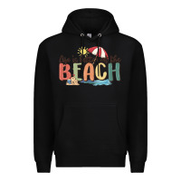 Black life is better at the beach Premium Hoodie - MaliasSmallBusiness