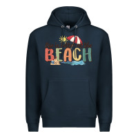 Navy life is better at the beach Premium Hoodie - MaliasSmallBusiness