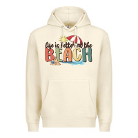 Sandshell life is better at the beach Premium Hoodie - MaliasSmallBusiness