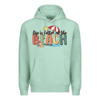 Seafoam life is better at the beach Premium Hoodie - MaliasSmallBusiness