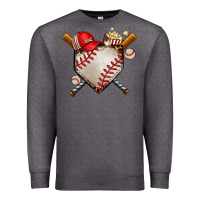 Charcoal Heather baseball Premium Sweatshirt - AdoDesignShop