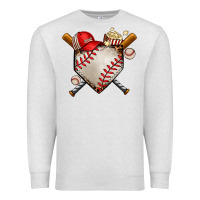 Oatmeal Heather baseball Premium Sweatshirt - AdoDesignShop