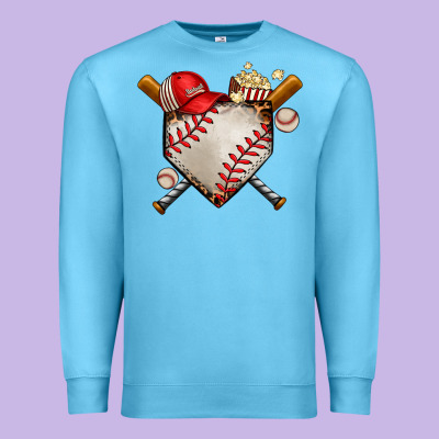 Baseball Premium Sweatshirt Designed By Adodesignshop