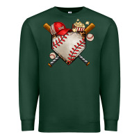 Sports Green baseball Premium Sweatshirt - AdoDesignShop