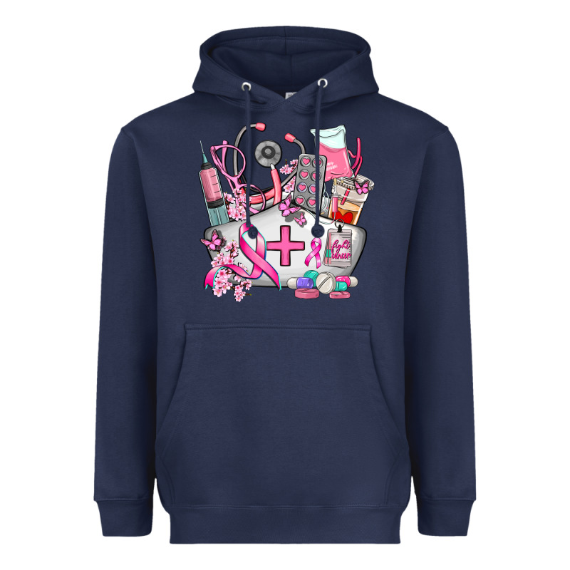 Nurse  And Cancer Heavyweight Hoodie by AdoDesignShop | Teevron