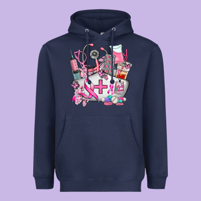 Nurse  And Cancer Heavyweight Hoodie Designed By Adodesignshop