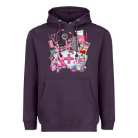 Plum nurse  and cancer Heavyweight Hoodie - AdoDesignShop